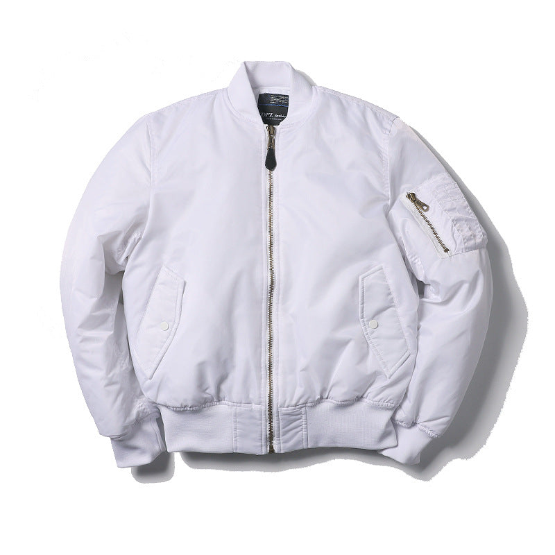 Autumn And Winter Thickened Pilot Jacket Air Force Men's Fashion Baseball Uniform