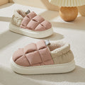 Scarpe in cotone Valstrend, pantofole morbide e calde per coppie, superficie twist colorata e comoda per la casa.