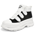 Scarpe sportive casual da uomo Valstrend con suola platform trendy, design sportivo e stile casual, vista frontale delle sneakers.
