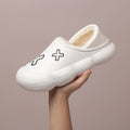 Scarpe in cotone Valstrend per uomo e donna, comode e morbide, ideali per uso domestico, con design semplice e confortevole