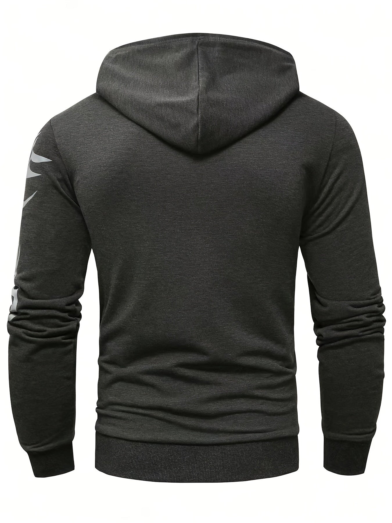 Stylish Animal Pattern Print Hoodie For Men, Comfy Long Sleeve Sweatshirt With Hood, Lightweight Breathable Top For Spring/Autumn Wear