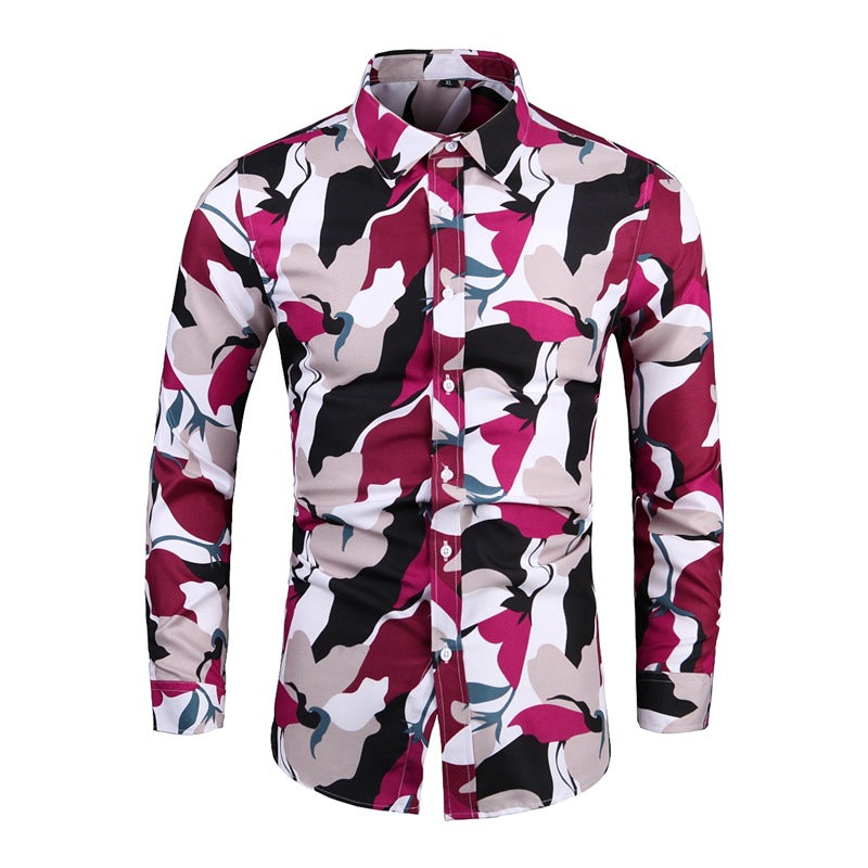 Men's Loose Printed Fashion Shirt
