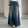 Versatile Retro Mid-length A- Line Skirt