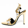 Décolleté donna Valstrend con borchie e strass, tacco a stiletto eleganti e alla moda, perfetti per occasioni speciali.