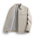 Short Work Clothes Casual Polo Collar Spring And Autumn Top Solid Color