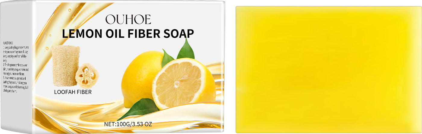 Honey Lemon Oil Fiber Soap