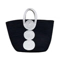 Borsa artigianale tessuta a mano in stile semplice, donna, con design speciale, marchio Valstrend.