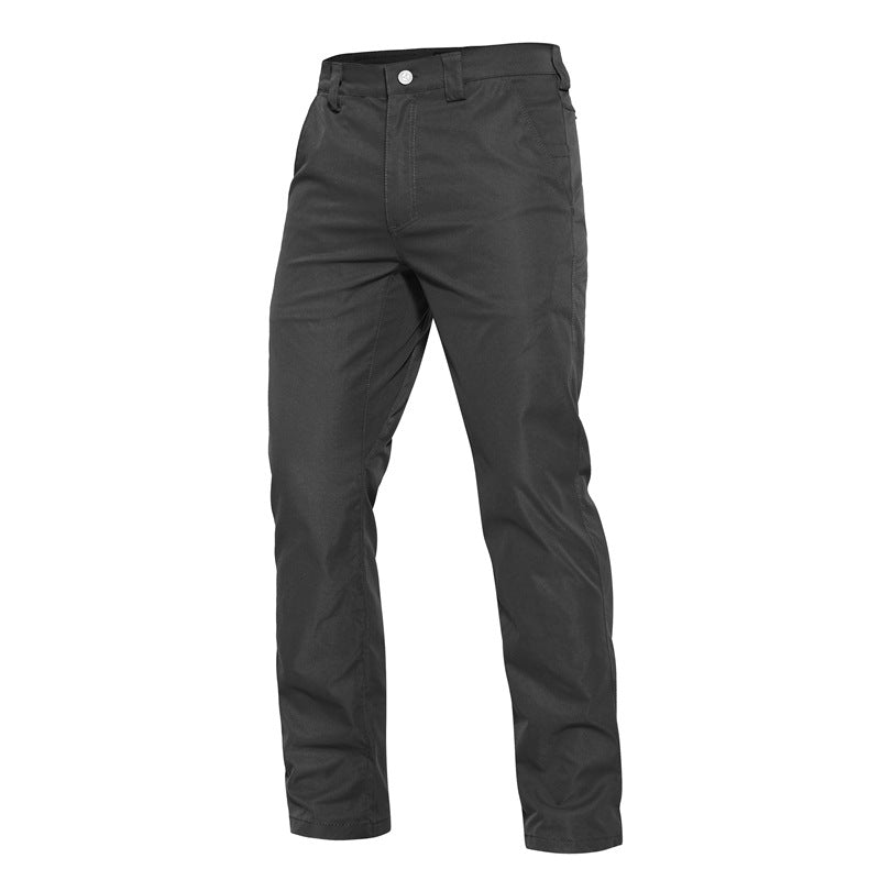 Pantaloni formali da uomo Valstrend, pantaloni da esterno per affari con tasche e taglio elegante, tessuto resistente e comodo