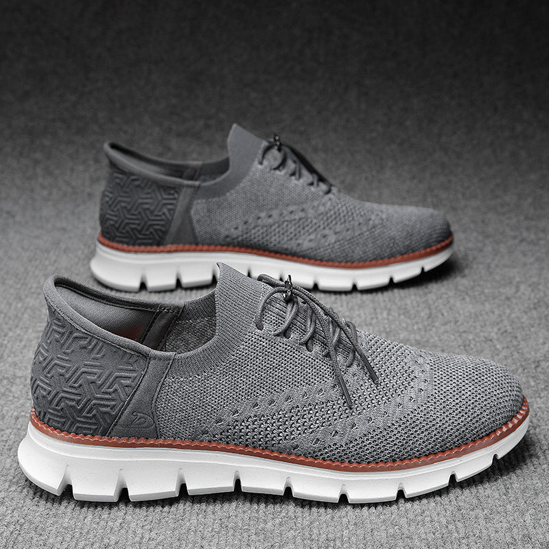 Sneaker traspirante Fly Woven Mesh Valstrend, scarpa sportiva con tomaia in rete tessuta leggera e comoda per il fitness.