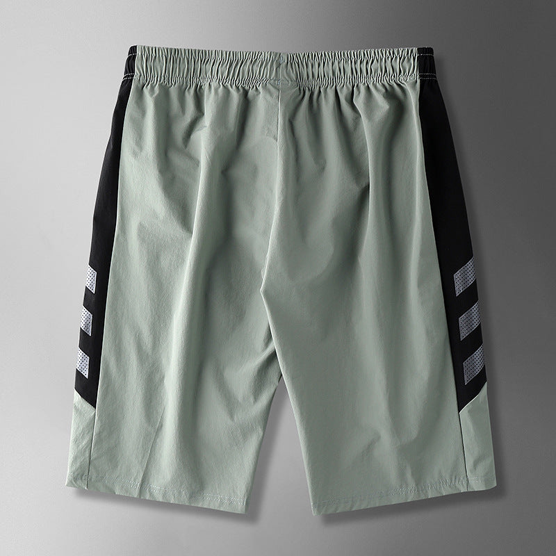 Pantaloncini sportivi casual da uomo Valstrend, ideali per l'estate, in tessuto leggero e comodo, con tasche laterali.