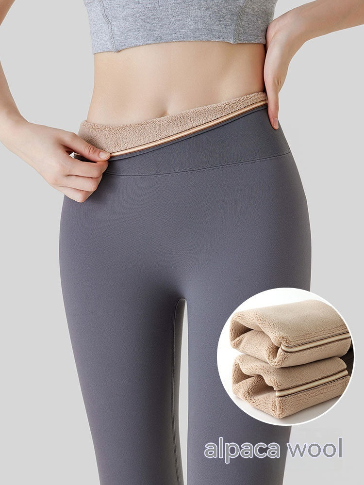 Leggings termici con vita alta e effetto sollevamento fianchi, in fleece, per donna, marca Valstrend Shop.