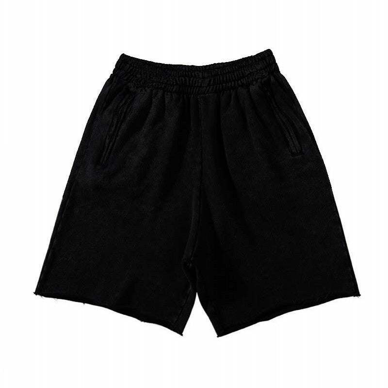 Shorts da uomo in cotone puro grigi sportivi Valstrend, stile high street, con dettagli comodi e tessuto morbido.