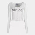 American Hot Girl Printed Lace Trim Slim Top