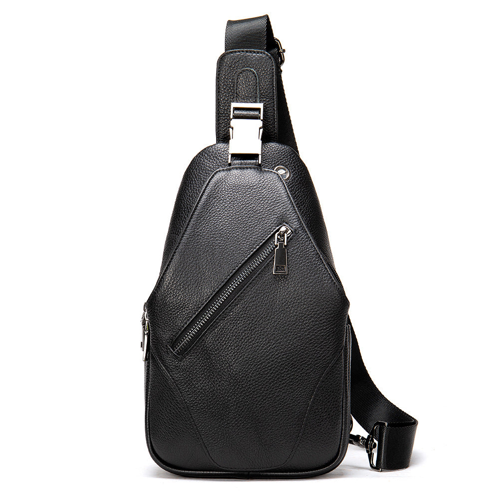 Borsa a tracolla un-shoulder Valstrend in vera pelle con sensazione tattile morbida, stile versatile e all-match.