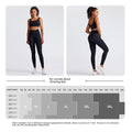 Completo yoga Valstrend da donna, con top e leggings a vita alta, modellante, traspirante e con supporto per esercizi e workout.