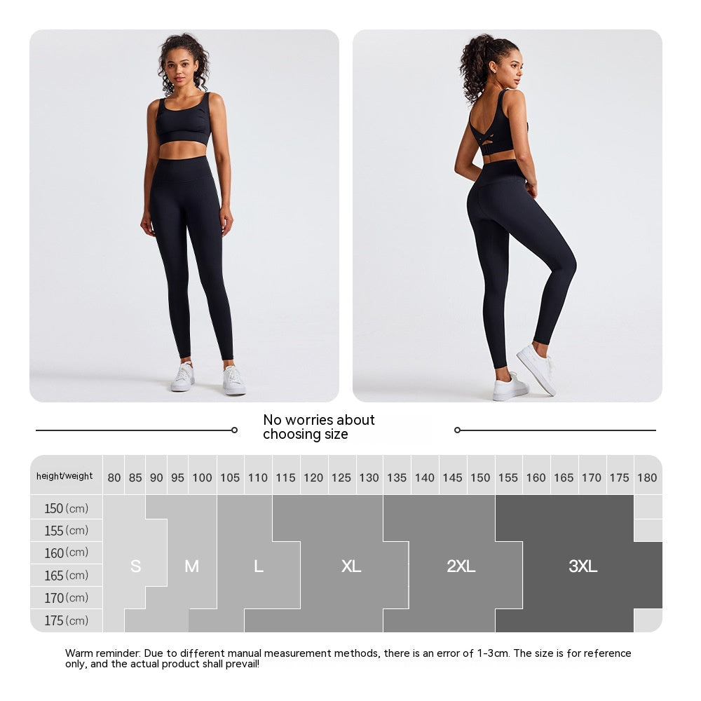 Completo yoga Valstrend da donna, con top e leggings a vita alta, modellante, traspirante e con supporto per esercizi e workout.