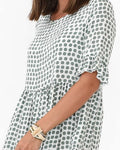 Vestito femminile Valstrend, abito di mezza lunghezza alla moda e di classe, perfetto per ogni occasione elegante.