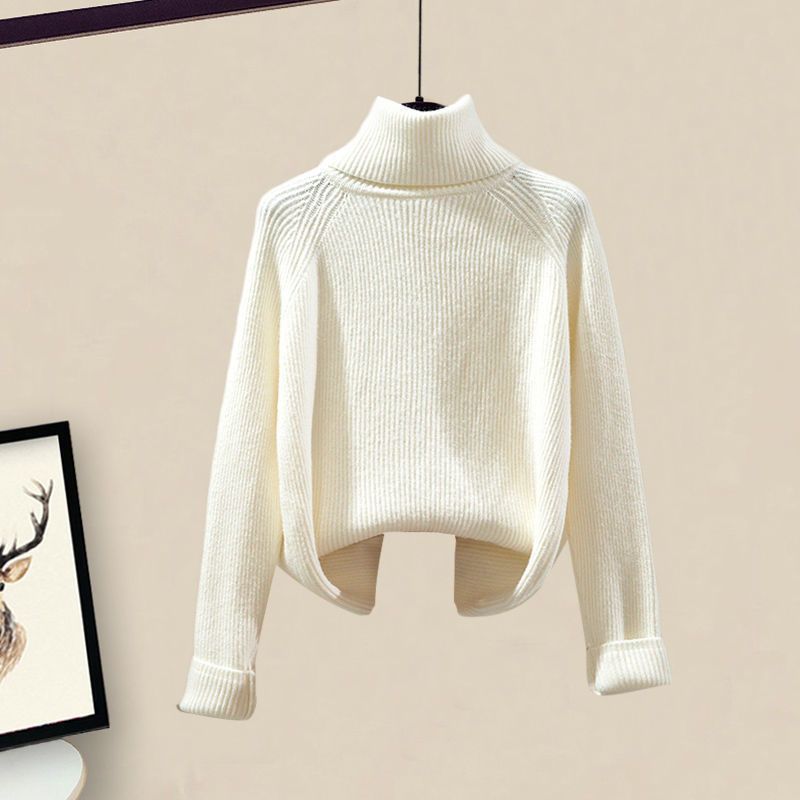 Women's Casual Sweater Haren Pants And Velvet Cotton Suit Set