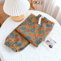 Yarn-dyed Jacquard Maternity Pants Four Seasons Thin Can Be Worn Outside P