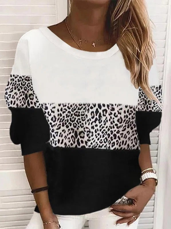 Maglione oversize a righe per autunno e inverno, maniche lunghe e scollo rotondo, marca Valstrend, stile street hipster
