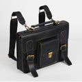 Borsa portatile a spalla singola Valstrend, stile retrò e compatta, ideale per laptop, in tessuto con dettagli vintage.