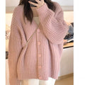 Cardigan in maglia Valstrend per donna, ideale per autunno e inverno, con morbido tessuto e stile casual elegante