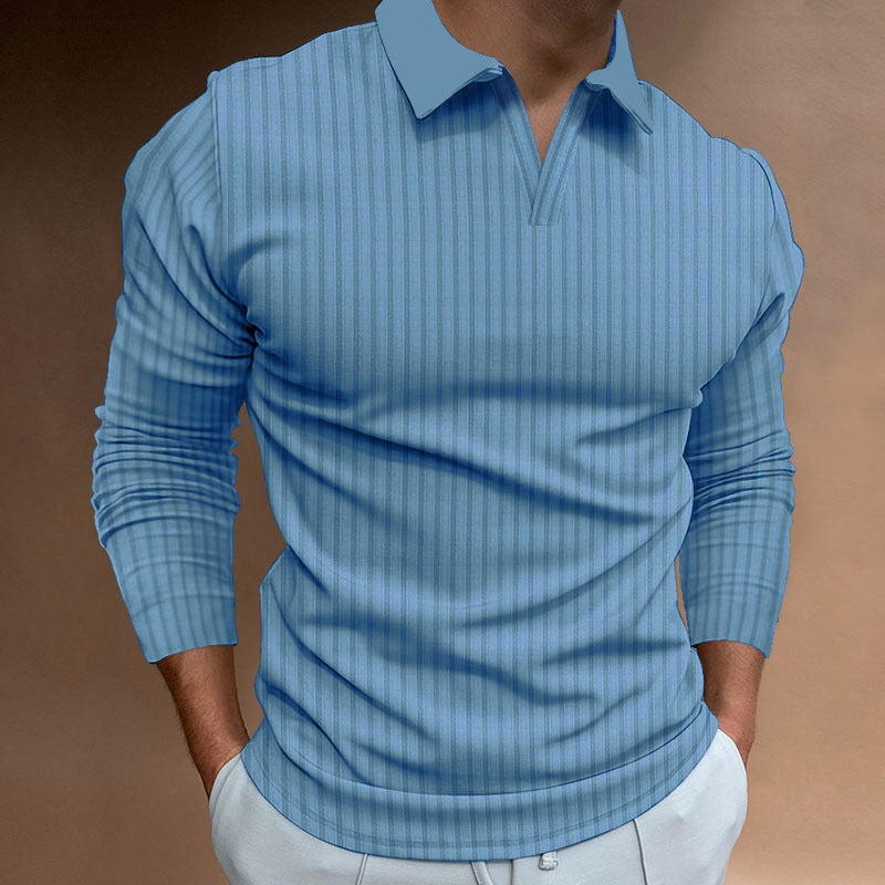 Giacca da uomo Valstrend in tinta unita, business casual con collo a risvolto e maniche lunghe, stile fitness e professionale