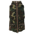 Gonna midi con zip tridimensionale e spacchi laterali, gonna Valstrend shop in tessuto nero elegante e moderno.