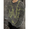 Maglione da uomo Valstrend shop, pullover largo in maglia morbida e confortevole, con collo rotondo e maniche lunghe.