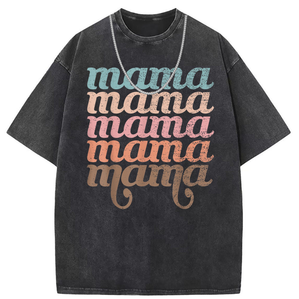 Maglietta donna Valstrend, T-shirt cortissimo in stile vintage con maniche corte e effetto lavato, stile street americano.