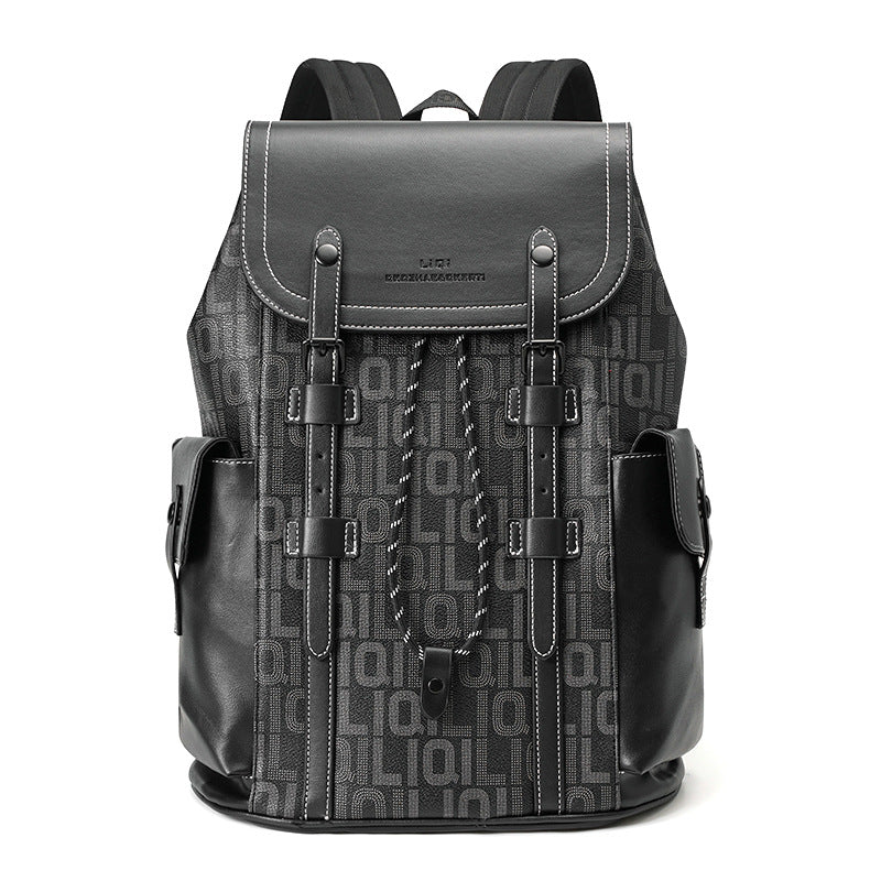 Borsa da uomo grande capacità per viaggio all'aperto, Valstrend, con scomparti spaziosi e tracolla regolabile.