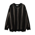 Maglione girocollo con gradiente per uomo, Valstrend Shop, in tessuto morbido con sfumature di colore.