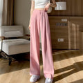 Suit Straight-leg Pants Women's Mid-waist Drape