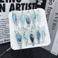 Hand-worn Armor Ocean Blue Cat Eye Liquid Mid-length