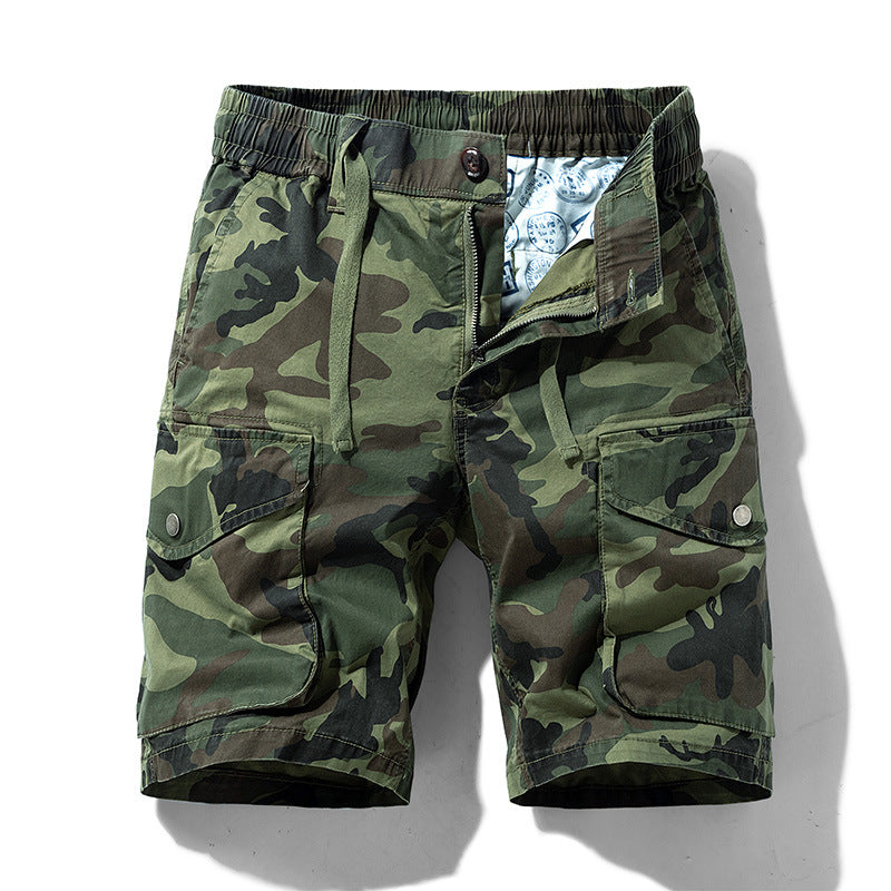 Pantaloncini casual da uomo Valstrend, stile outdoor e alla moda, in tessuto leggero e resistente, ideali per il tempo libero.