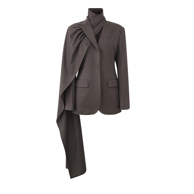 Giacca casual femminile all-match Valstrend, stile moderno e versatile, mostrata indossata con dettagli eleganti e comodi fit.