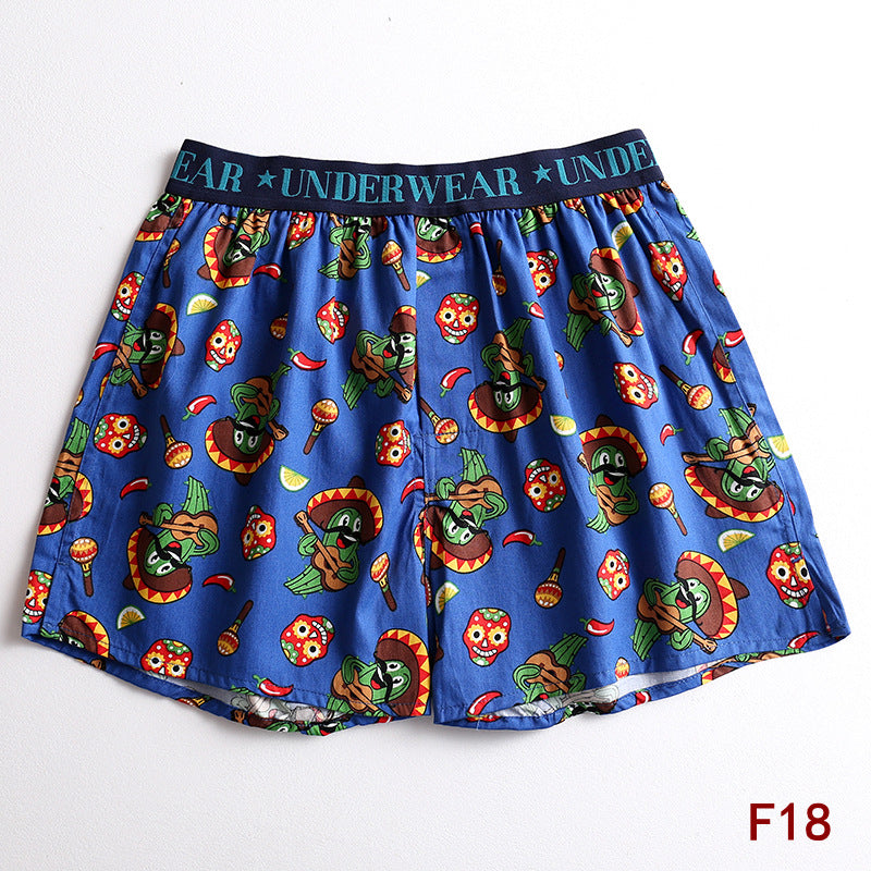 Boxer da uomo in cotone Valstrend, slip morbido e traspirante, con vestibilità comoda e stile semplice.