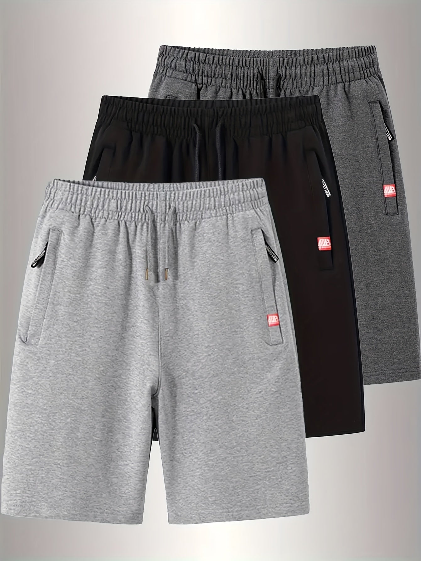 Pantaloni corti casual da uomo Valstrend con cintura elastica, tasche laterali e tessuto non elastico, ideali per uscite quotidiane e comfort.