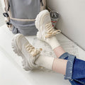 Scarpe sportive casual da donna Valstrend, stivali primaverili e autunnali traspiranti, comode e spesse in stile Hong Kong.