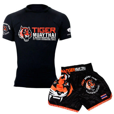 Abbigliamento da allenamento boxing Valstrend, pantaloncini aderenti e traspiranti per combattimento e allenamenti di boxe