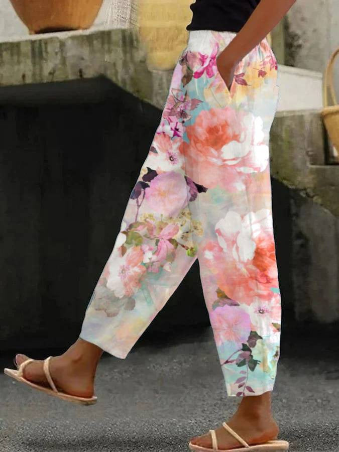 Pantaloni jogger casual da uomo Valstrend shop, pantaloni larghi in cotone con elastico in vita e tasche laterali.