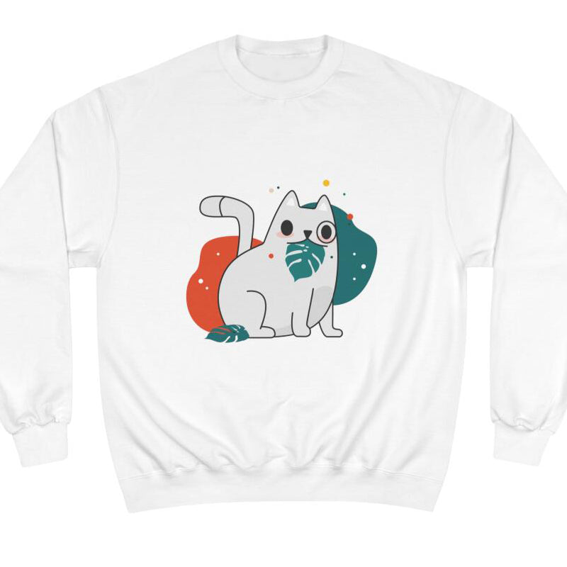 Felpa Champion europea e americana con stampa cartoon Valstrend, maglia casual con design colorato e dettagli vivaci.