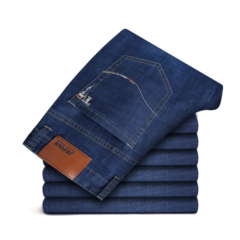 Pantaloni slim fit maschili elasticizzati Valstrend, vestibilità dritta e aderente, tessuto elasticizzato per comfort e stile.