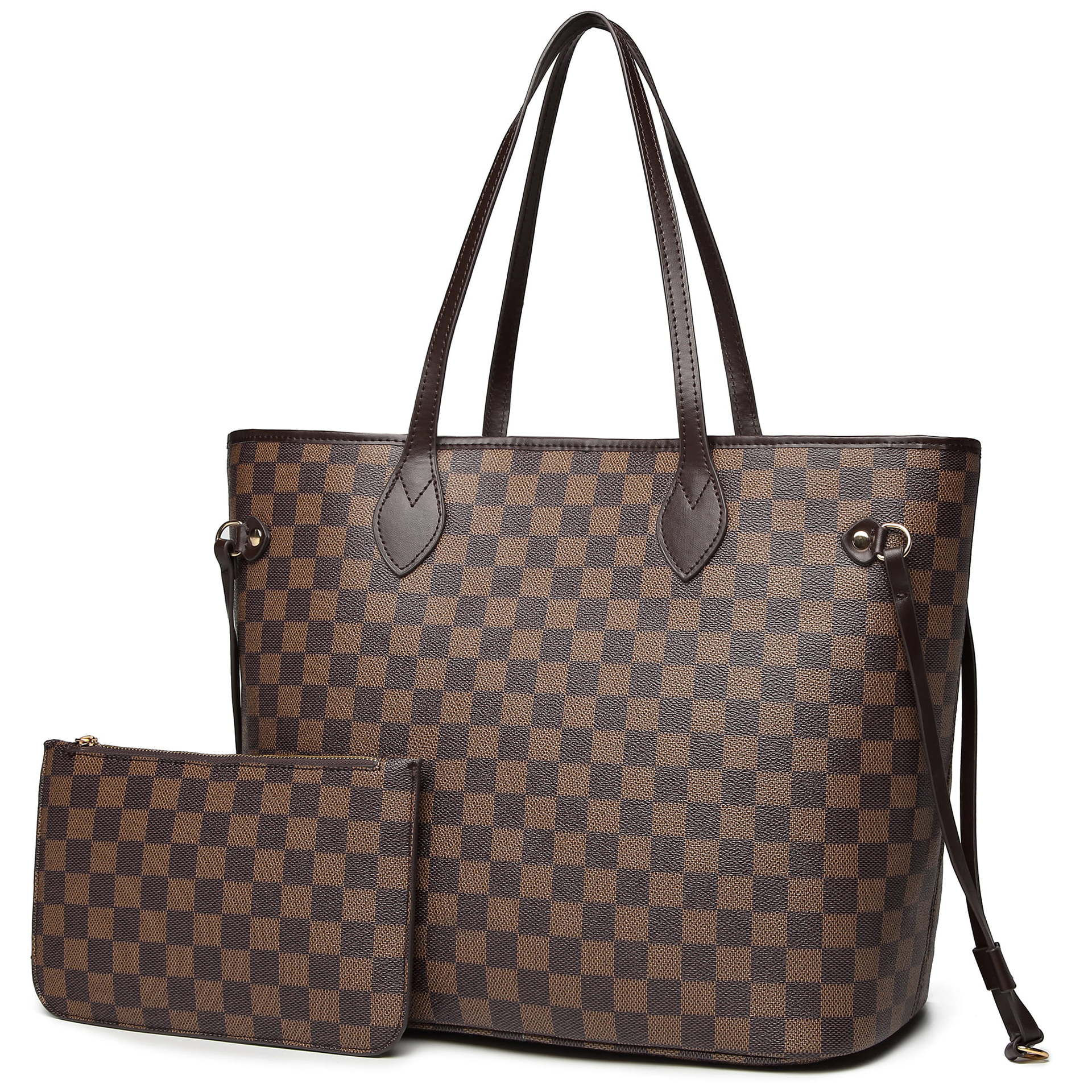 Borsa donna Valstrend Retro grande a spalla, combinazione di colori, stile vintage e spaziosa, ideale per uso quotidiano.