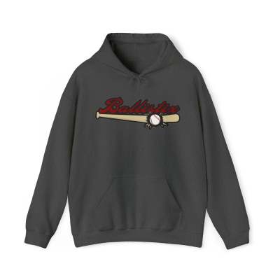 Felpa con cappuccio stampata con design di baseball europeo e americano, marca Valstrend, morbida e comoda da indossare.