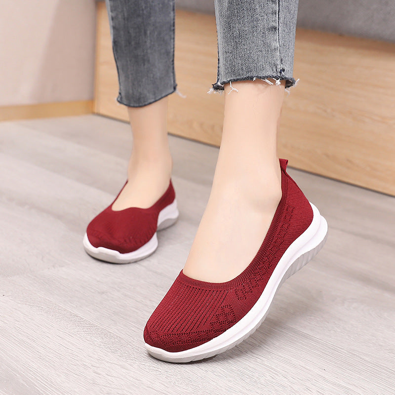 Scarpe da donna in tessuto Valstrend, leggere e traspiranti con suola morbida e comfort ottimale, ideali per uso quotidiano.