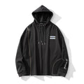 Felpa con cappuccio High Street Fleece di Valstrend, con zip, cuciture e cordino, morbida e casual per uno stile urbano.