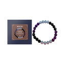Bracciale in smalto viola colorato Valstrend, con dettagli lucidi e design elegante, visibile in primo piano.