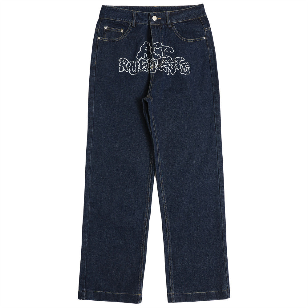 Pantaloni casual larghi in stile hip hop americano di Valstrend shop, tessuto comodo e look streetwear.