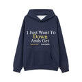 American Print Letter Pullover Sweatshirt Men